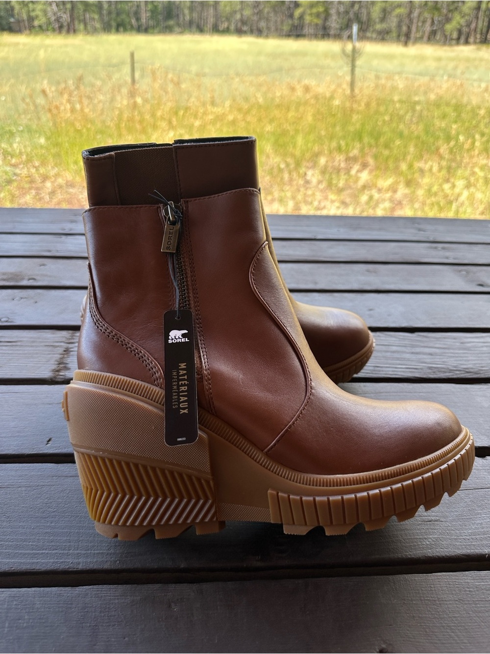 SOREL Ona Ave™ Zip Wedge Booties NWT - Picture 8 of 13